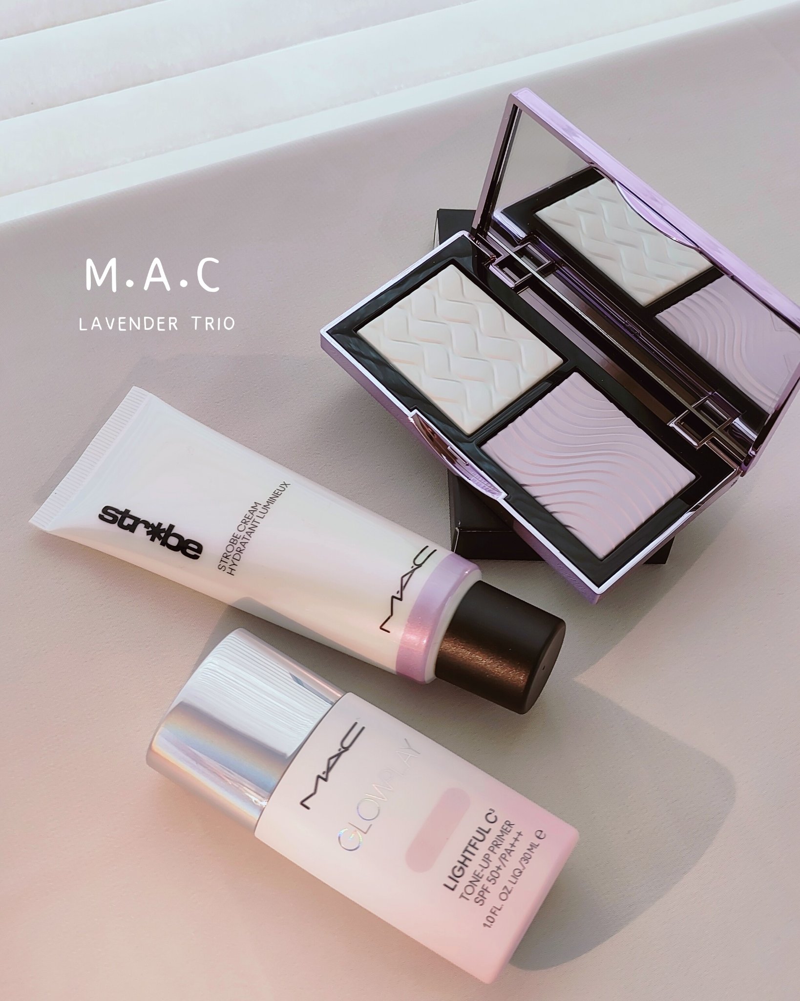 グロー プレイ ライトフル C3 トーン アップ プライマー SPF 50+/M・A・C/化粧下地を使ったクチコミ（2枚目）