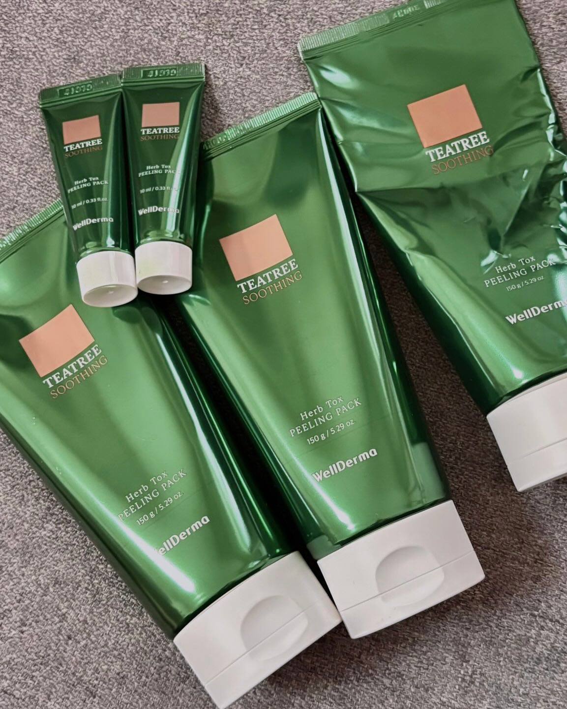 ティーツリーハーブピーリングパック/WellDerma/洗い流すパック・マスクを使ったクチコミ（1枚目）