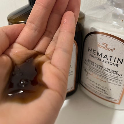 ヘマチン ブースター シャンプー /トリートメント ペアー&ムスクの香り/マイブースターズ/市販シャンプーを使ったクチコミ(2枚目)