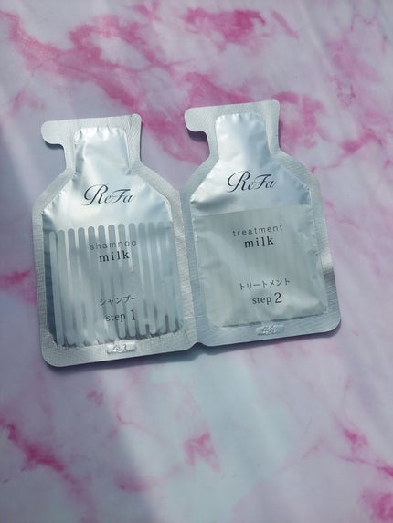 リファミルクプロテインシャンプー/トリートメント/ReFa/シャンプー・コンディショナーを使ったクチコミ(1枚目)