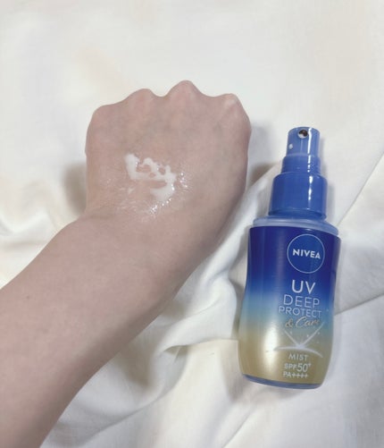 ニベアUV ディーププロテクト&ケア ミルクミスト/ニベア/日焼け止めミスト・スプレーを使ったクチコミ(2枚目)
