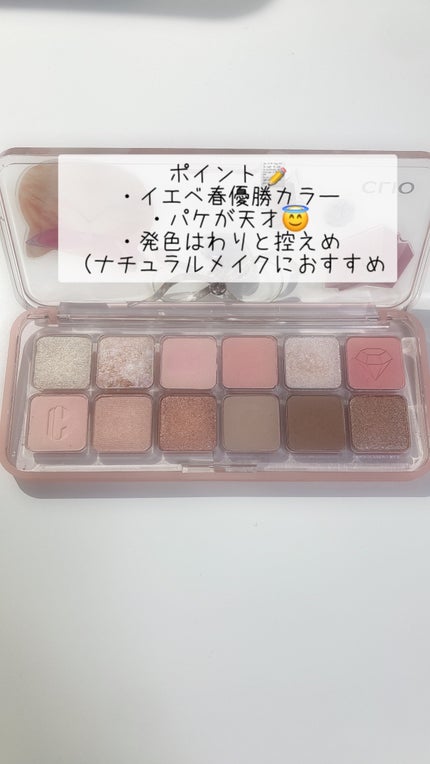 プロ アイ パレット エアー/CLIO/アイシャドウパレットを使ったクチコミ(2枚目)