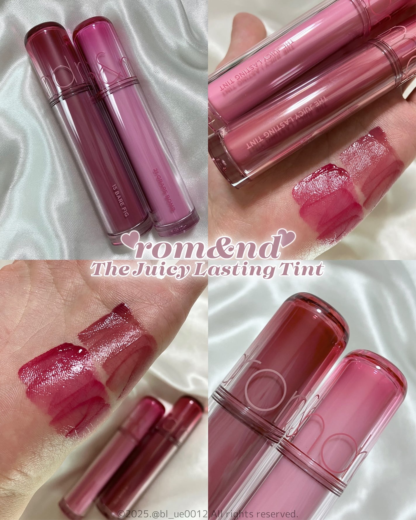 ザ ジューシーラスティングティント/rom&nd/リップティントを使ったクチコミ(1枚目)