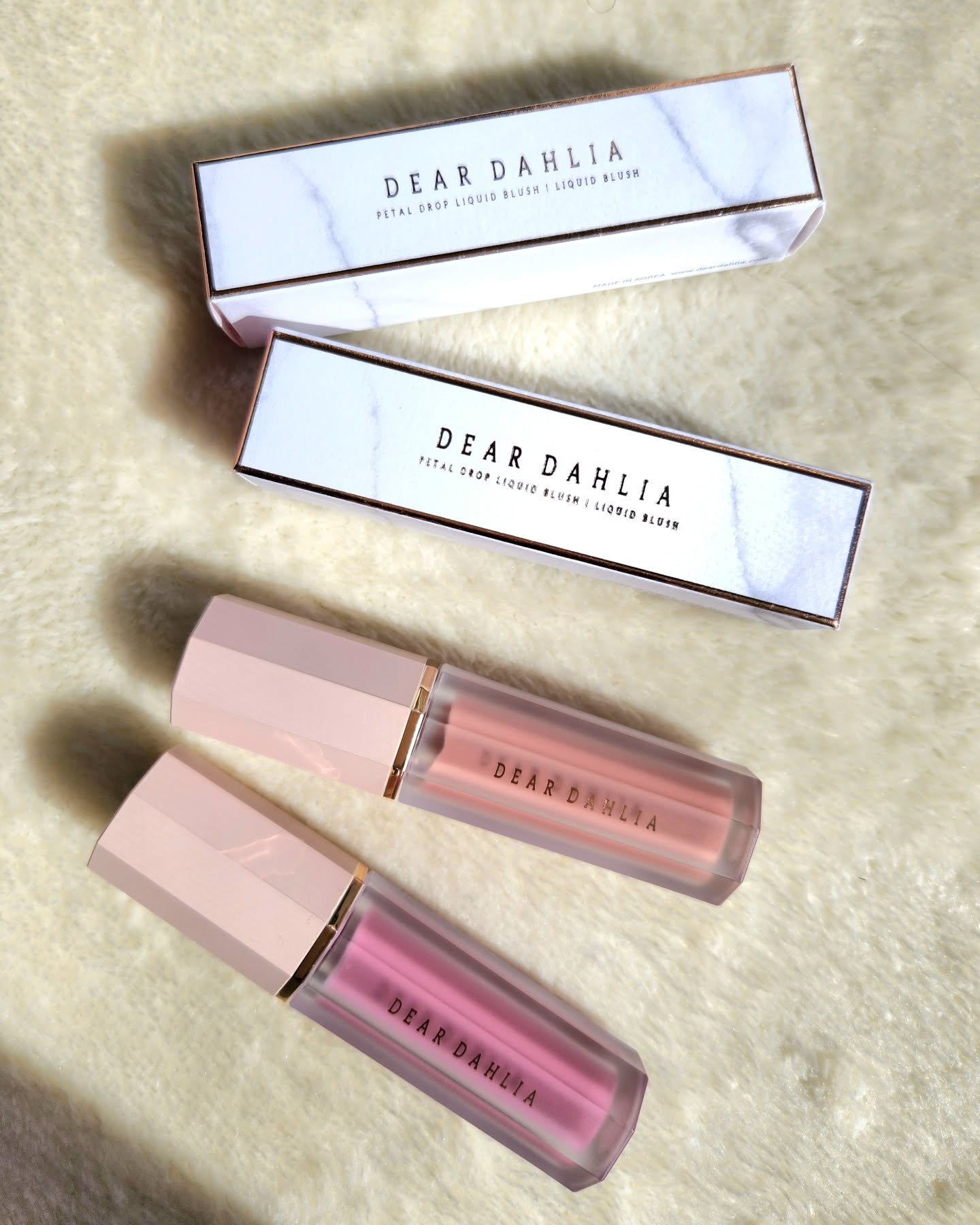 ペタルドロップリキッドブラッシャー/DEAR DAHLIA/リキッドチークを使ったクチコミ（1枚目）