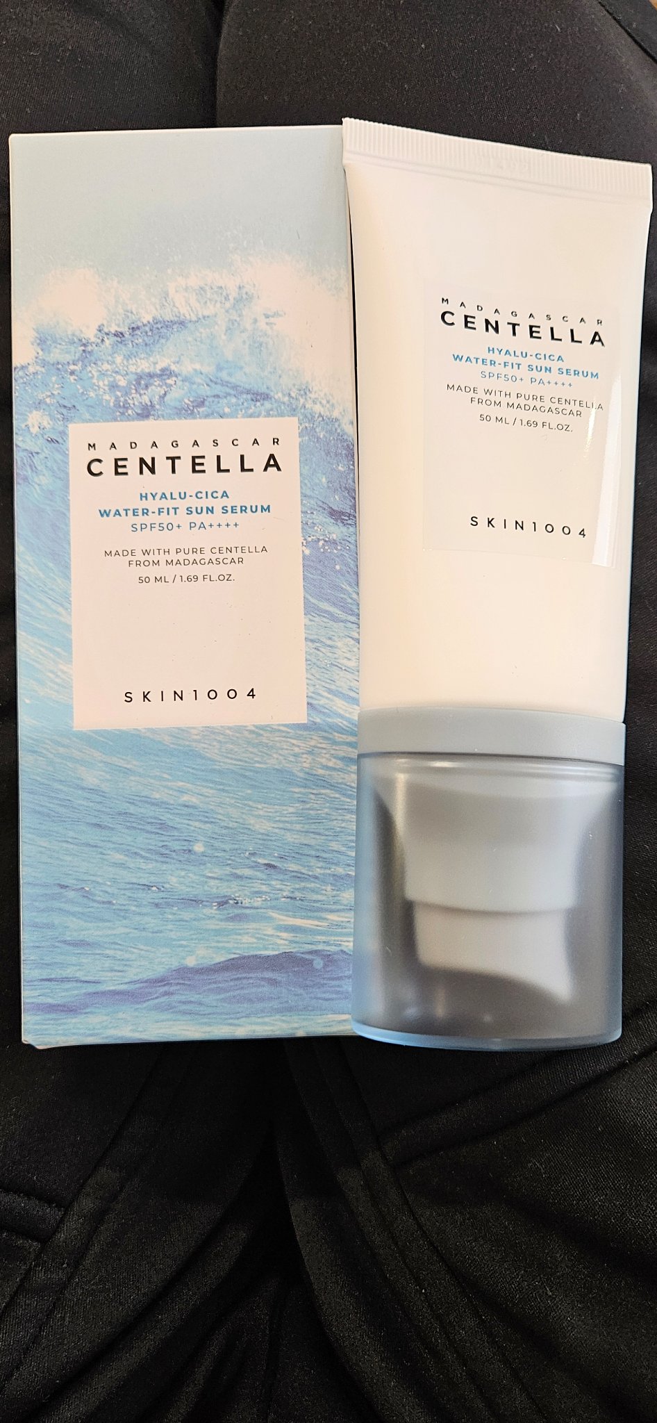 ヒアルーシカ ウォーターフィット サンセラム/SKIN1004/日焼け止めローションを使ったクチコミ（2枚目）