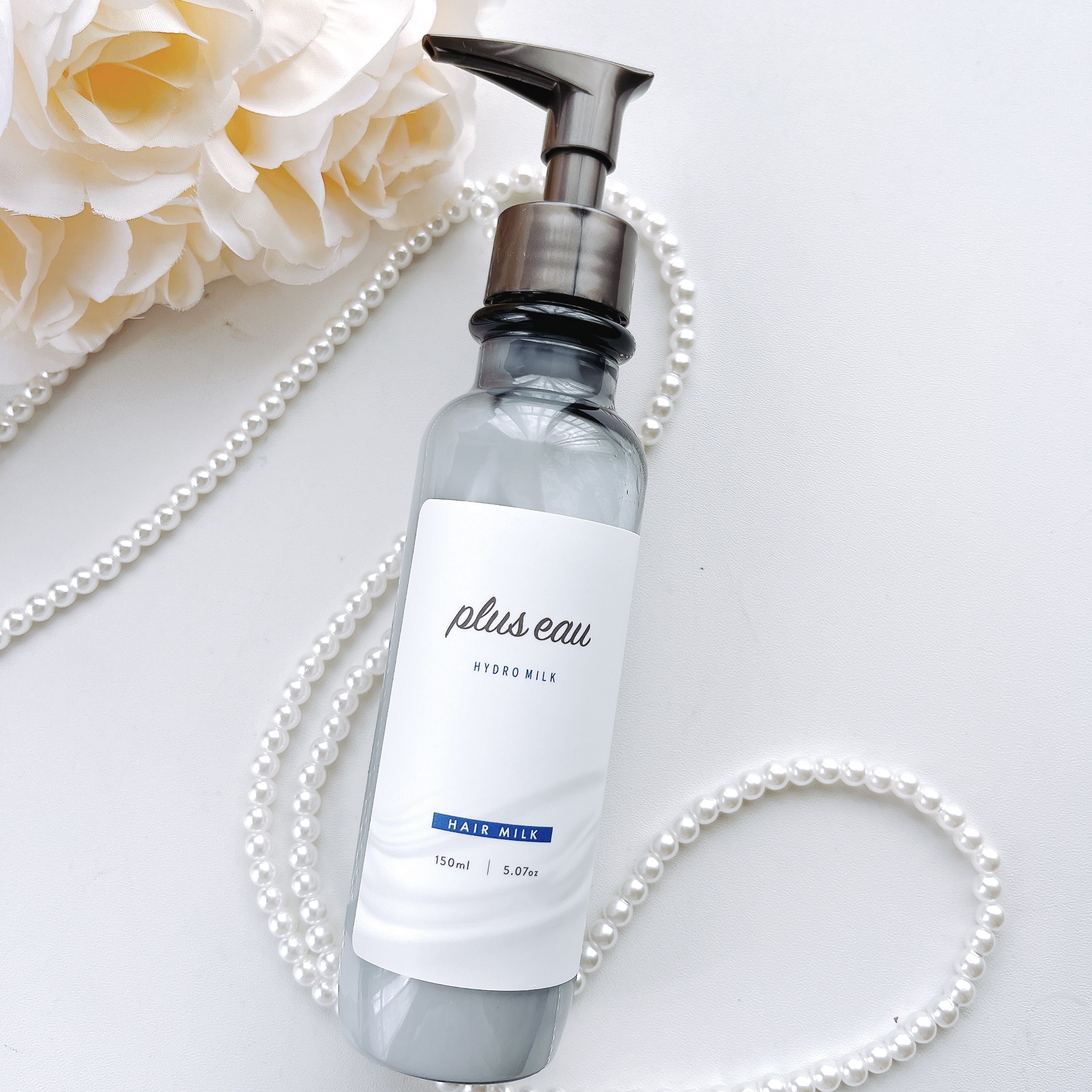 プリュスオー ハイドロミルク/plus eau/ヘアミルクを使ったクチコミ（1枚目）