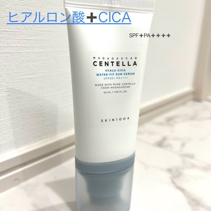 ヒアルーシカ ウォーターフィット サンセラム/SKIN1004/日焼け止めローションを使ったクチコミ(1枚目)