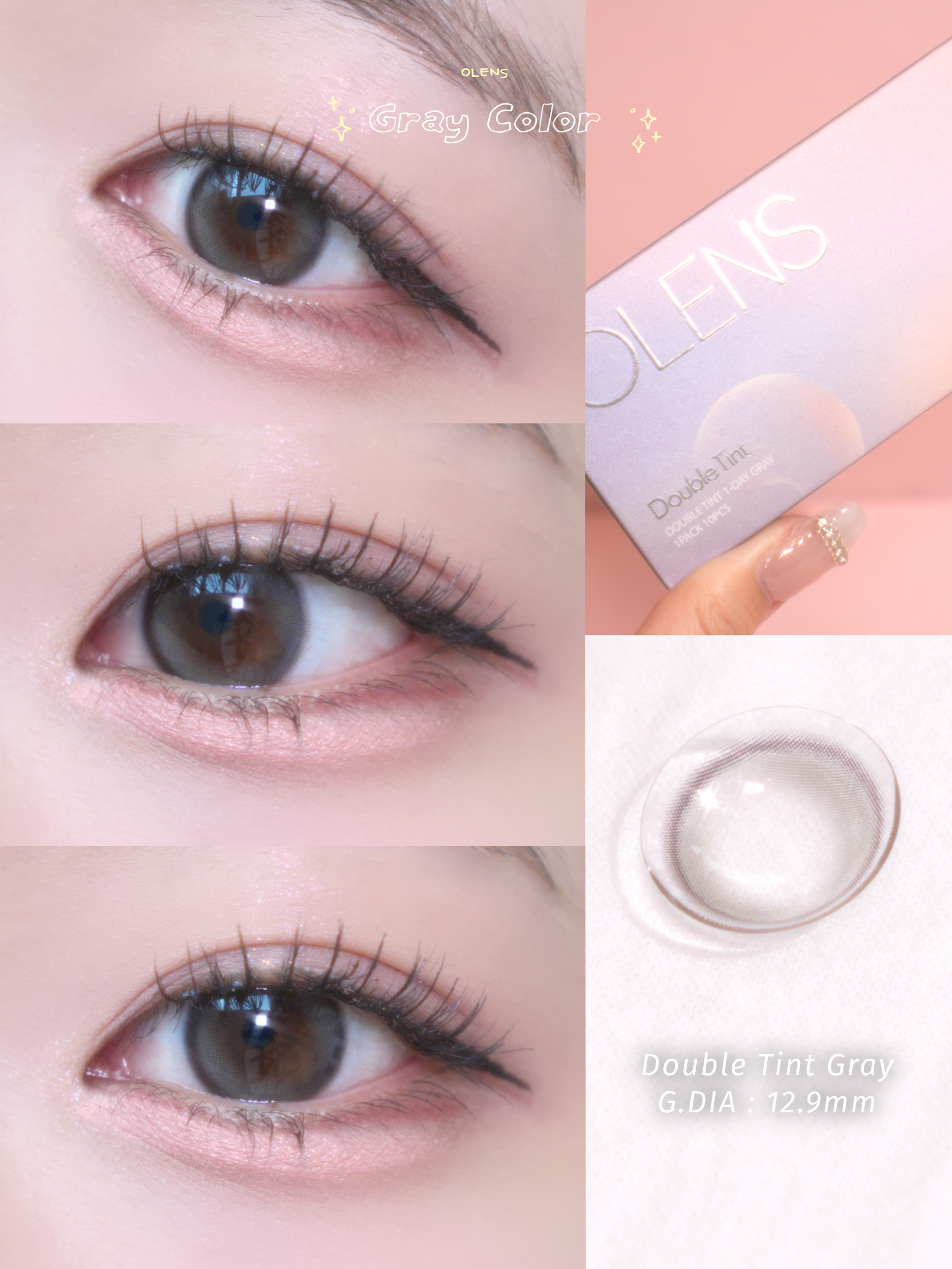 Glowy 1day/OLENS/ワンデー（１DAY）カラコンを使ったクチコミ（3枚目）