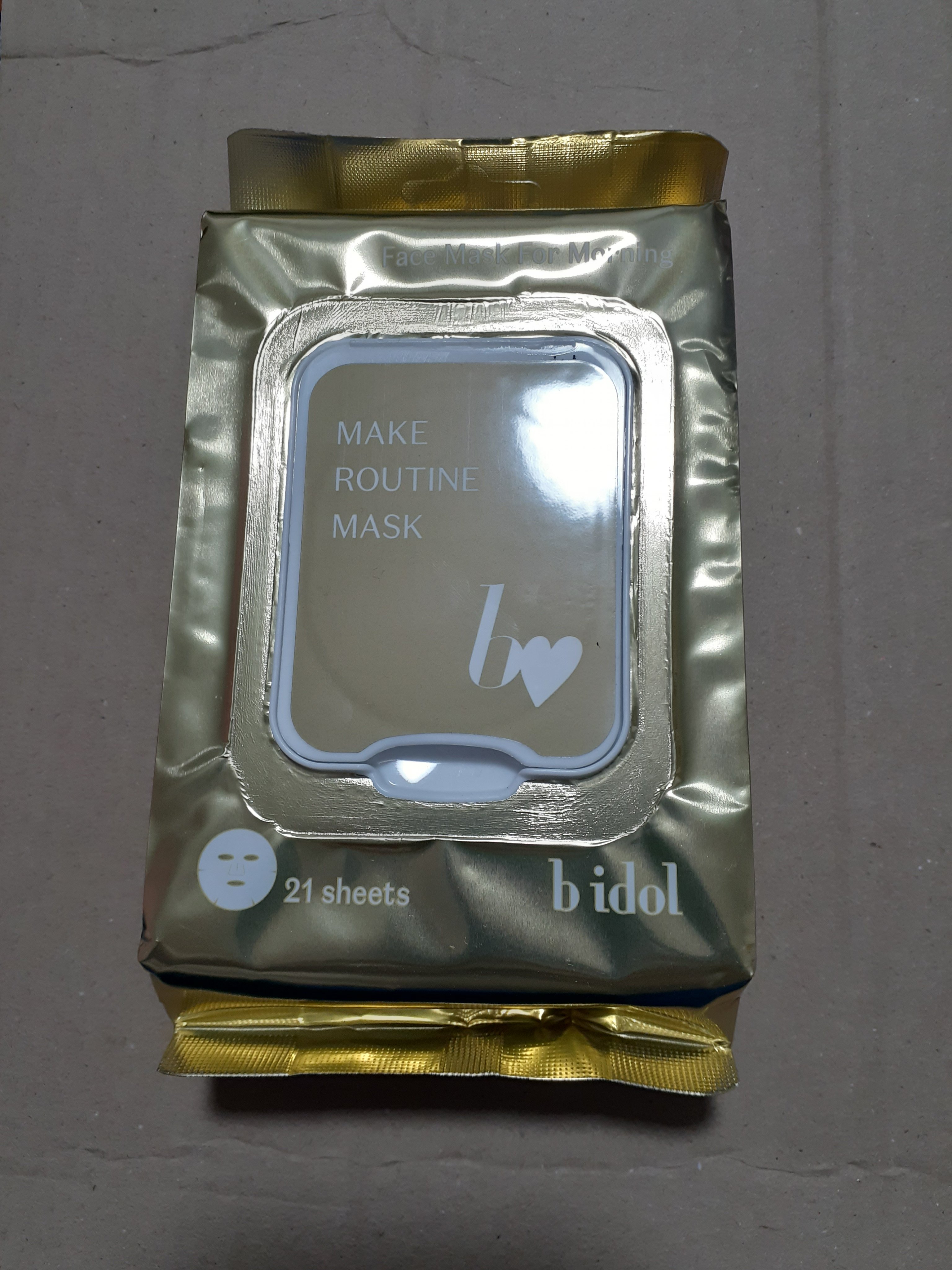 メイクルーティンマスクR/b idol/シートマスク・パックを使ったクチコミ（1枚目）