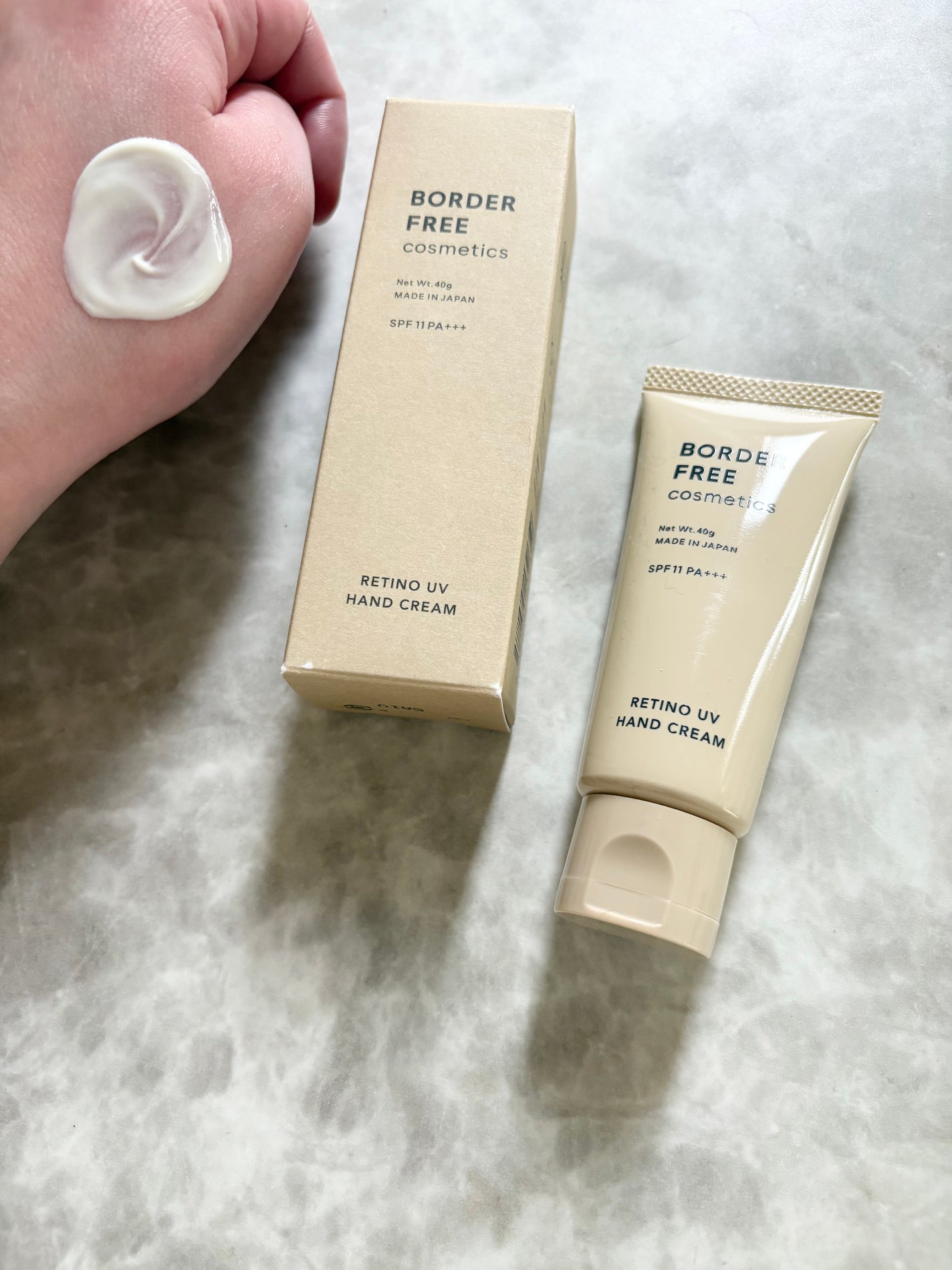 レチノUVハンドクリーム/BORDER FREE cosmetics/ハンドクリームを使ったクチコミ(2枚目)