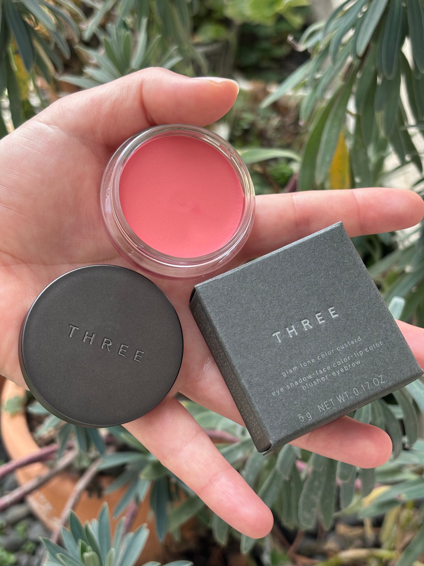 THREE グラムトーンカラーカスタード/THREE/ジェル・クリームチークを使ったクチコミ(7枚目)