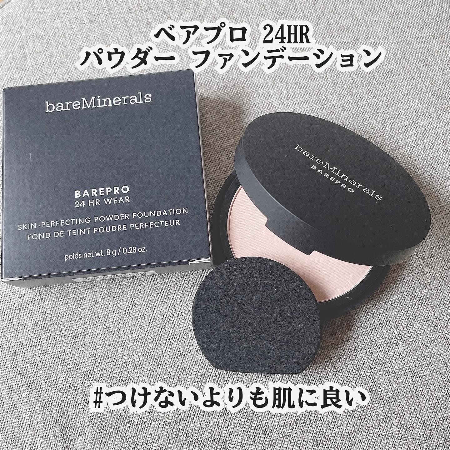 ベアプロ 24HR パウダー ファンデーション フェア 10 ウォーム/bareMinerals/パウダーファンデーションを使ったクチコミ（1枚目）