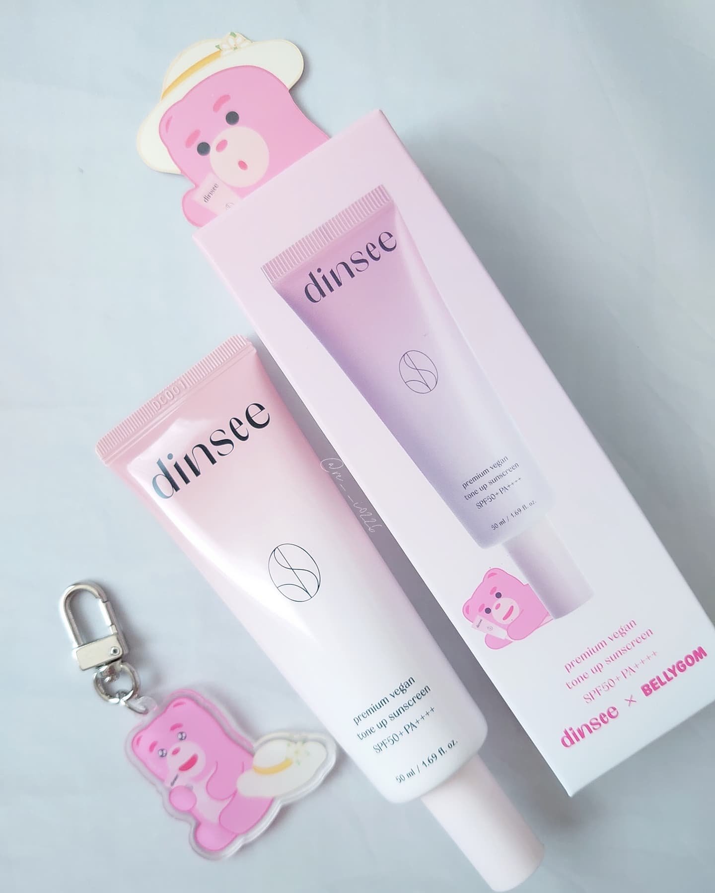 プレミ アムビーガン トーンアップ日焼け止め SPF50+PA++++/dinsee/日焼け止めミルクを使ったクチコミ（1枚目）