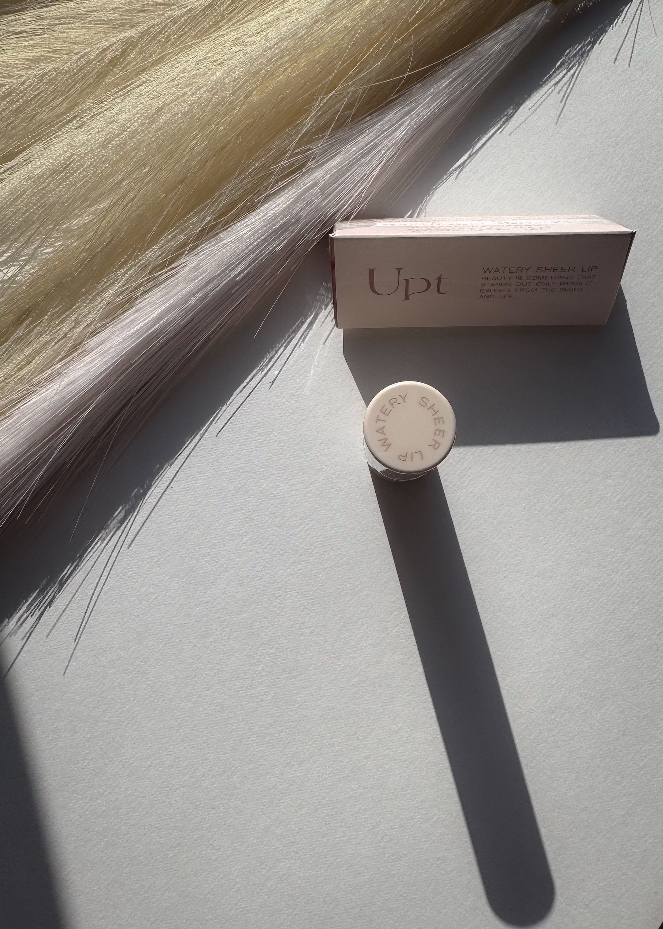 Upt WATERY SHEER LIP  04 taffy more（タフィーモア）/Upt/口紅を使ったクチコミ（3枚目）