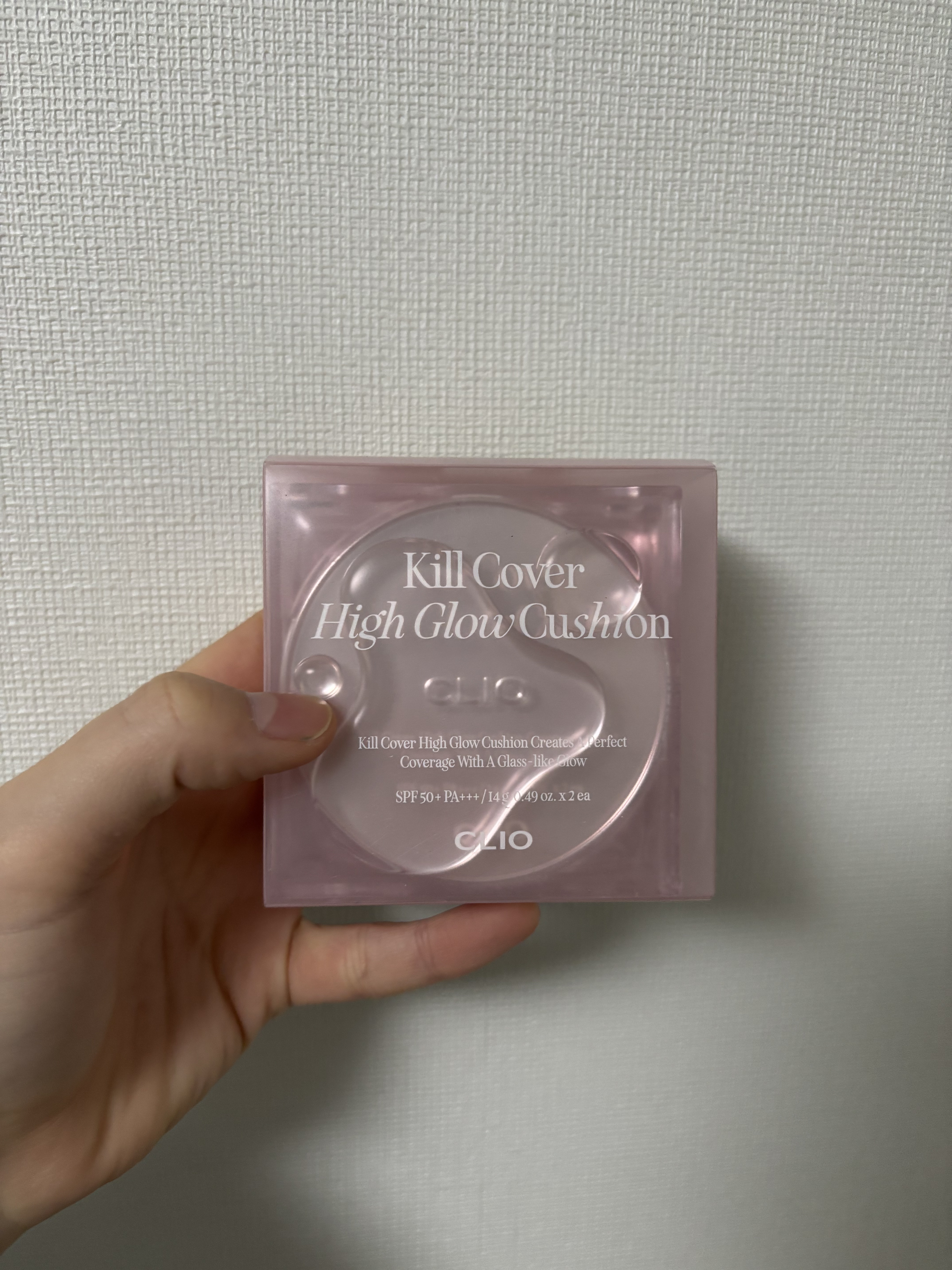 キル カバー ハイ グロウ クッション 02 ランジェリー(LINGERIE)/CLIO/クッションファンデーションを使ったクチコミ（1枚目）