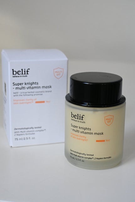 スーパーナイツ ビタミンマスク/belif/フェイスクリームを使ったクチコミ(4枚目)