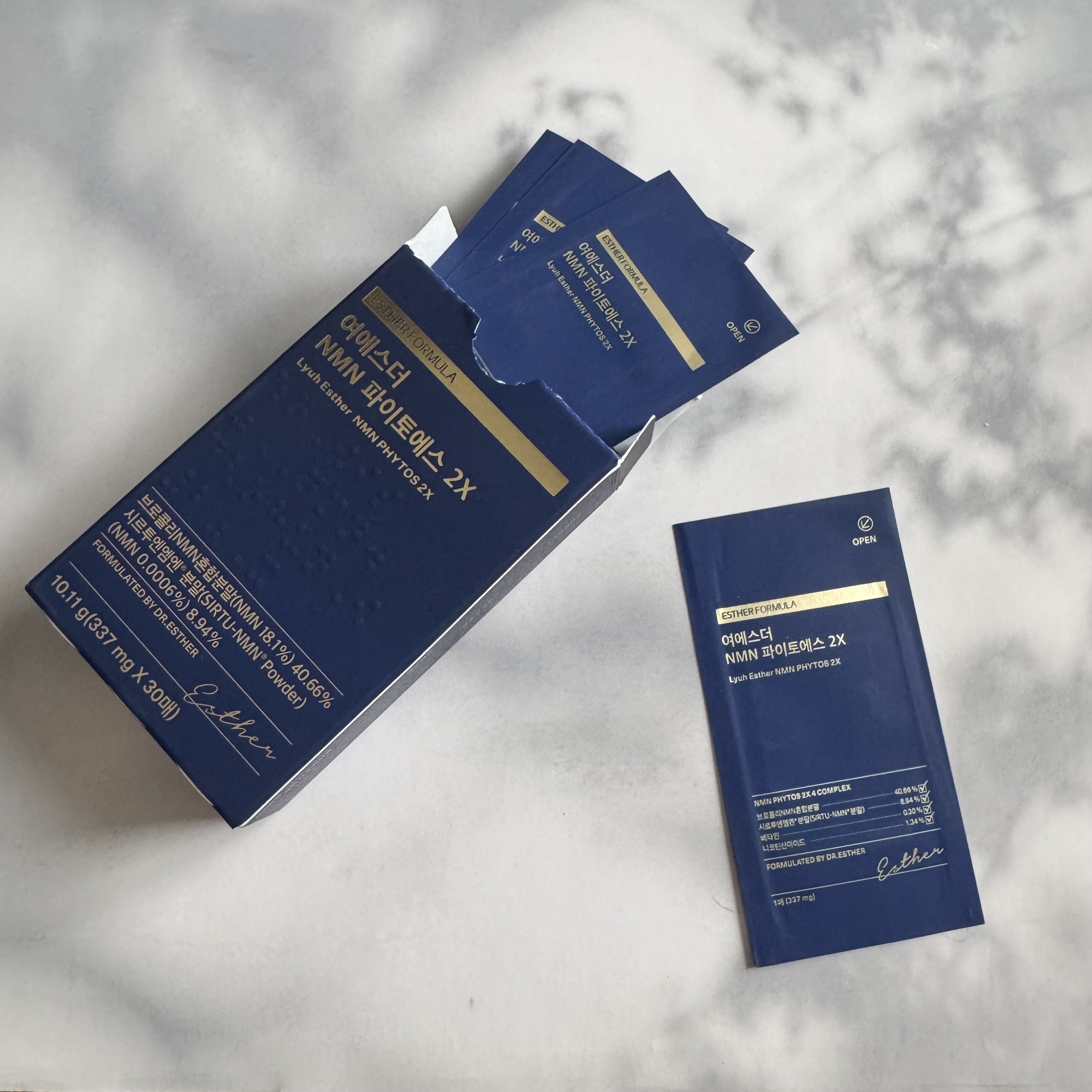 ヨエスター植物性NMNフィトエス２Xフィルム/ESTHER FORMULA/美容サプリメントを使ったクチコミ（3枚目）