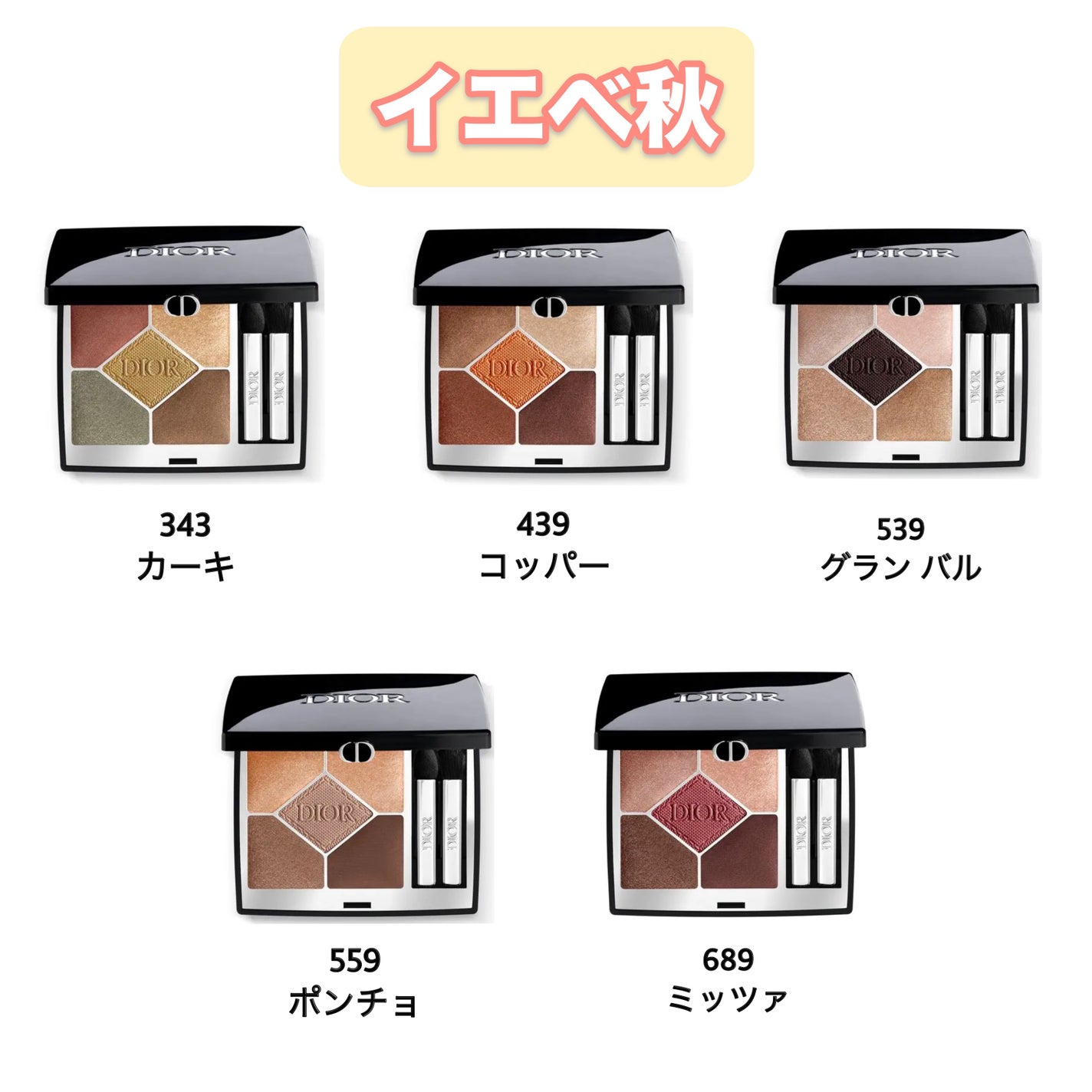 ディオールショウ サンク クルール/Dior/アイシャドウを使ったクチコミ(3枚目)