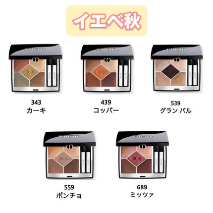 ディオールショウ サンク クルール/Dior/アイシャドウを使ったクチコミ(3枚目)