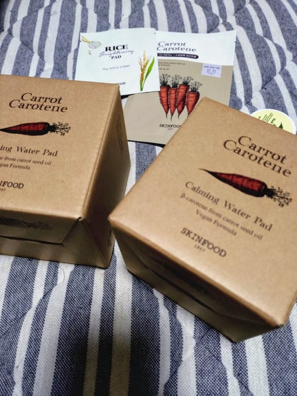 キャロットカロテン カーミングウォーターパッド/SKINFOOD/トナーパッドを使ったクチコミ(1枚目)