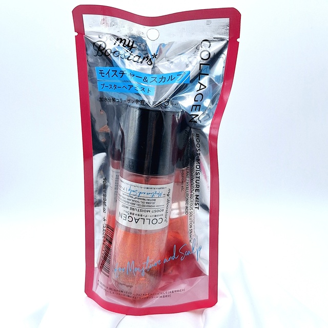 コラーゲン ブースター ミスト [モイスチャー＆スカルプ] ベルガモットアロマの香り/マイブースターズ/アウトバストリートメントを使ったクチコミ（2枚目）