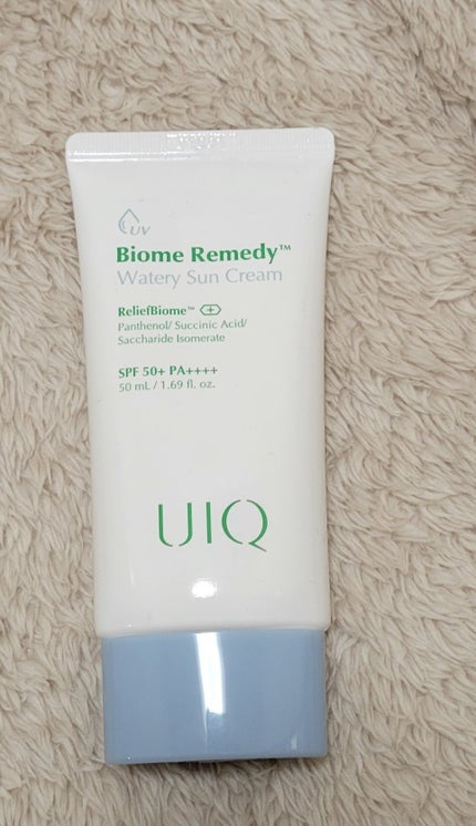 バイオームレメディ ウォータリーサンクリーム/UIQ/日焼け止めクリームを使ったクチコミ(1枚目)
