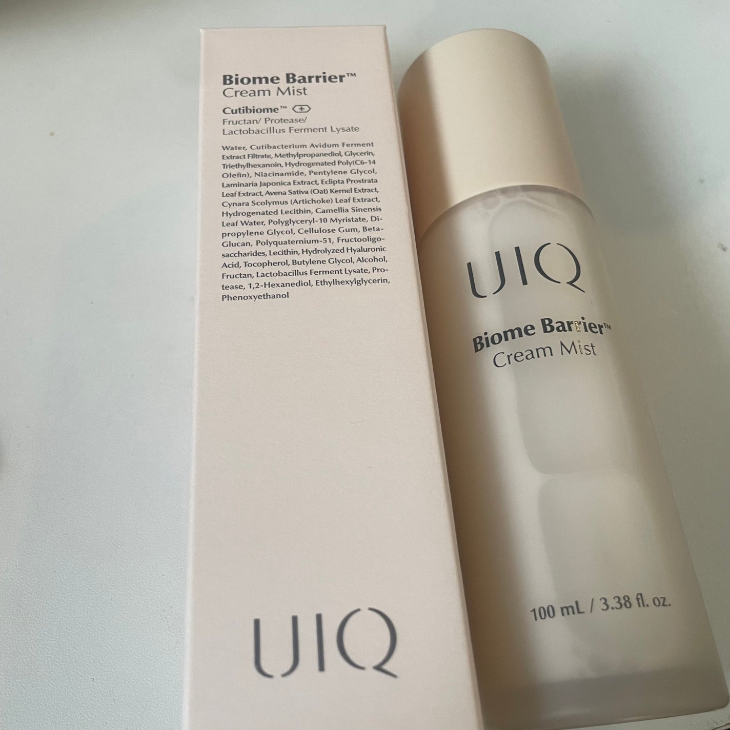 バイオームバリア クリームミスト/UIQ/ミスト状化粧水を使ったクチコミ(1枚目)