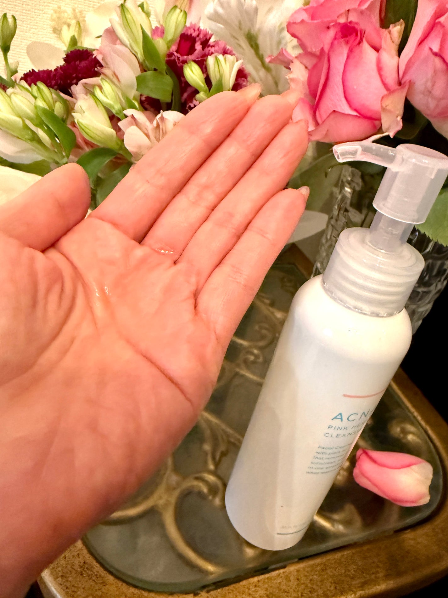 ピンクハーブクレンジング/ACNAL/オイルクレンジングを使ったクチコミ(2枚目)