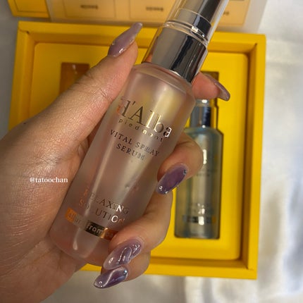 ダルバ ホワイトトリュフファーストスプレーセラム/ダルバ/ミスト状化粧水を使ったクチコミ(5枚目)