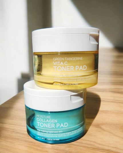 モイスチャーコラーゲン トナーパッド/tenzero/トナーパッドを使ったクチコミ(1枚目)