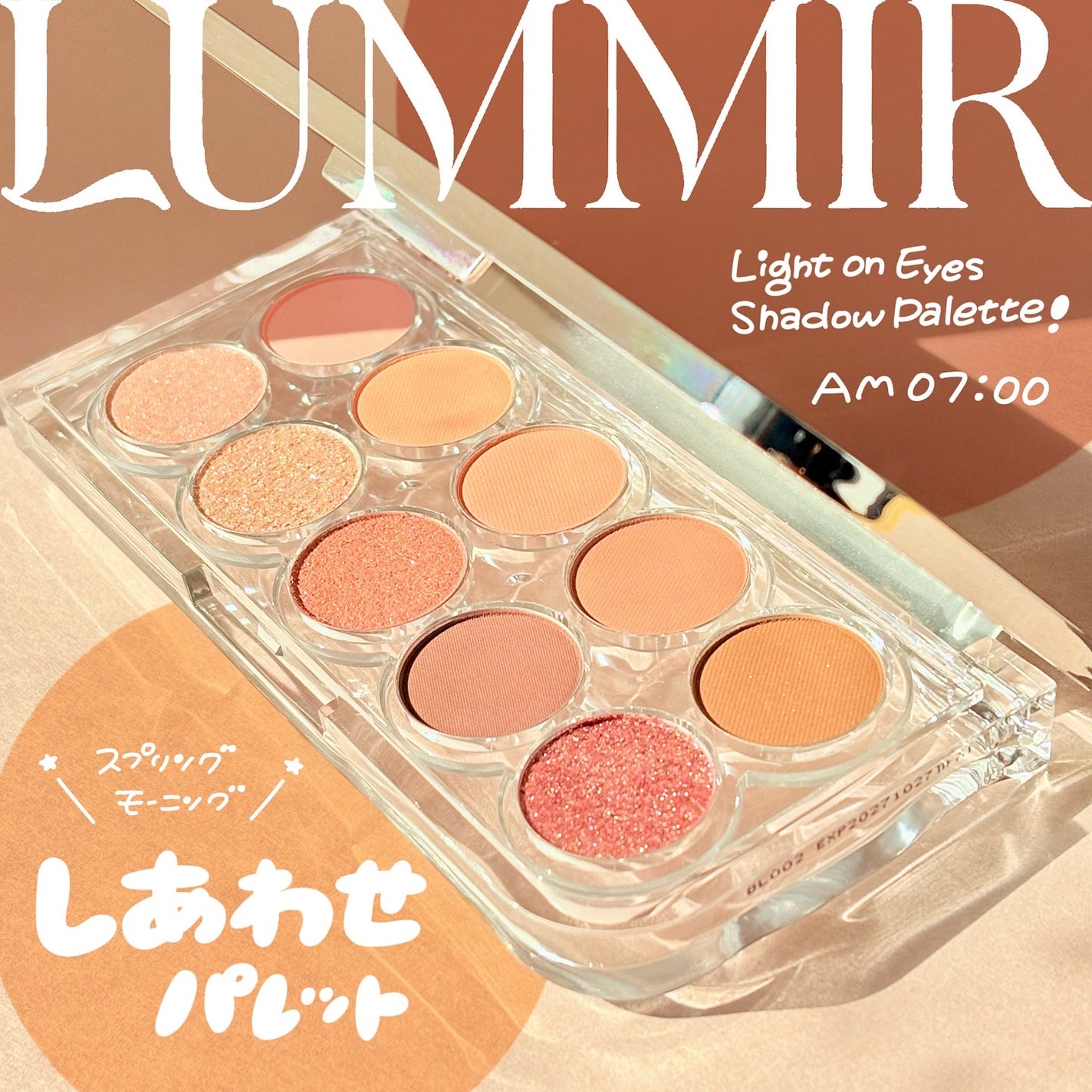 ライトオンアイズシャドウパレット/ルミル/アイシャドウパレットを使ったクチコミ(1枚目)