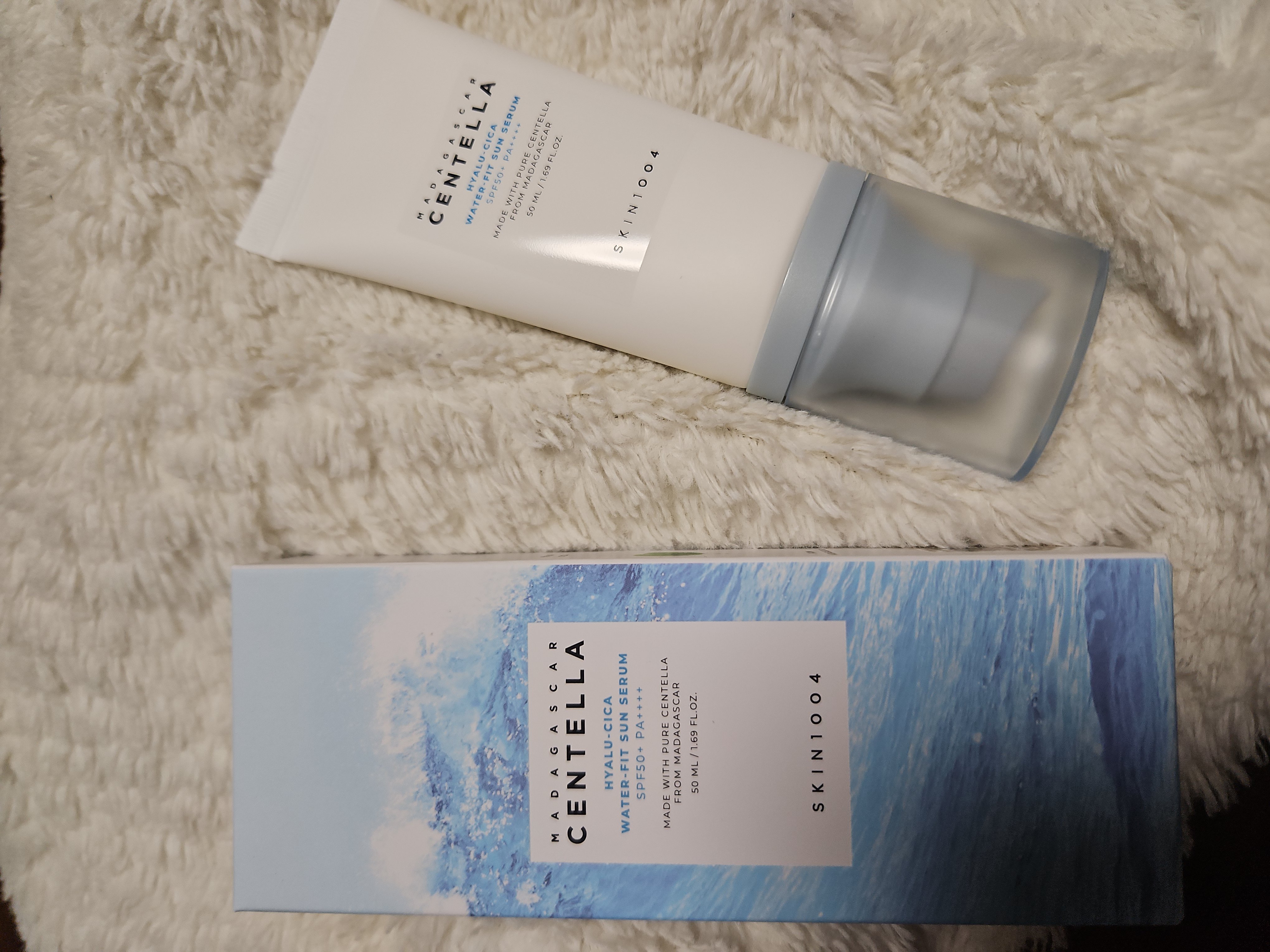 ヒアルーシカ ウォーターフィット サンセラム/SKIN1004/日焼け止めローションを使ったクチコミ（1枚目）