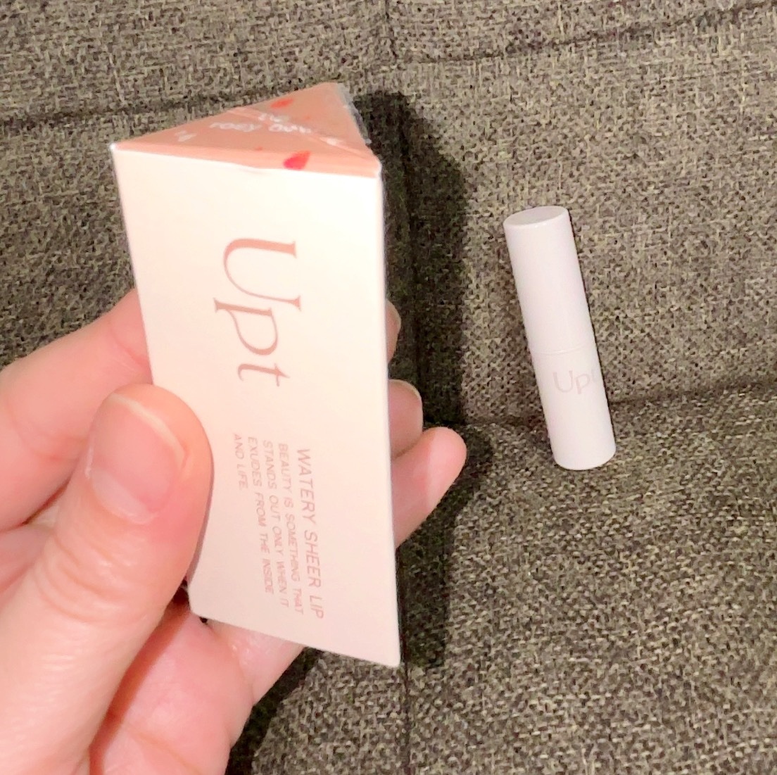 Upt WATERY SHEER LIP /Upt/口紅を使ったクチコミ（2枚目）