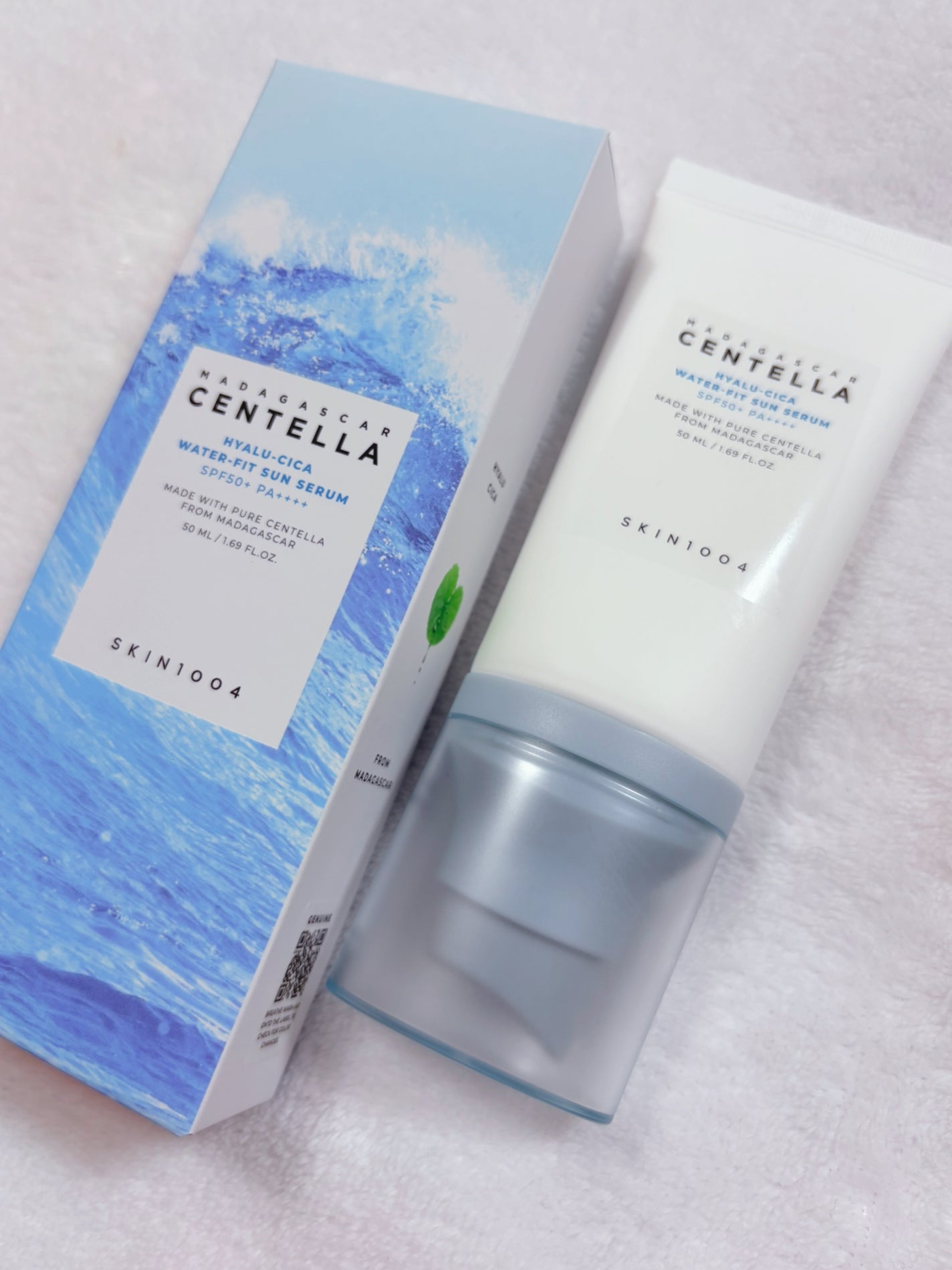 ヒアルーシカ ウォーターフィット サンセラム/SKIN1004/日焼け止めローションを使ったクチコミ(4枚目)