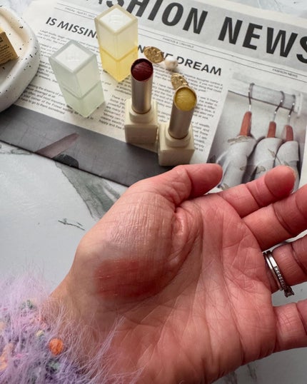 シュガーラビングリップソルベ/narka/リップスクラブを使ったクチコミ(4枚目)