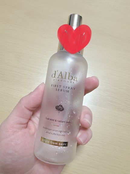 ダルバ ホワイトトリュフファーストスプレーセラム/ダルバ/ミスト状化粧水を使ったクチコミ(2枚目)