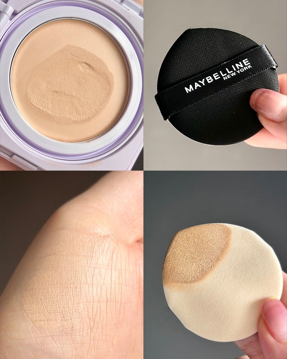SPステイ クリームパクト ファンデーション/MAYBELLINE NEW YORK/クリーム・エマルジョンファンデーションを使ったクチコミ(5枚目)