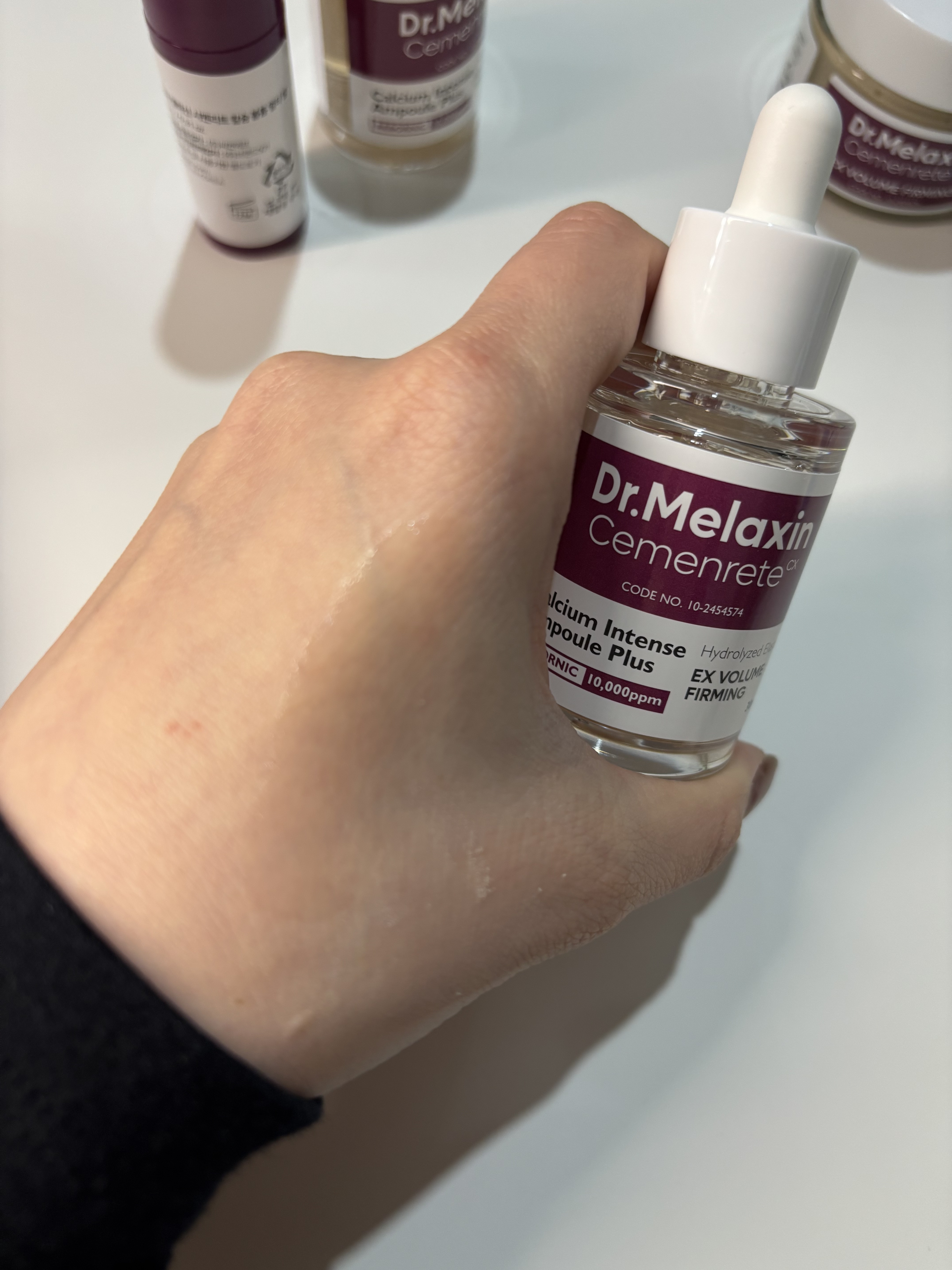 セメンリトカルシウムアンプル+セメンリトカルシウムクリーム/Dr.Melaxin/スキンケアキットを使ったクチコミ（3枚目）