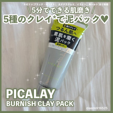 バーニッシュクレイパック 森林/PICALAY/洗い流すパック・マスクを使ったクチコミ(1枚目)