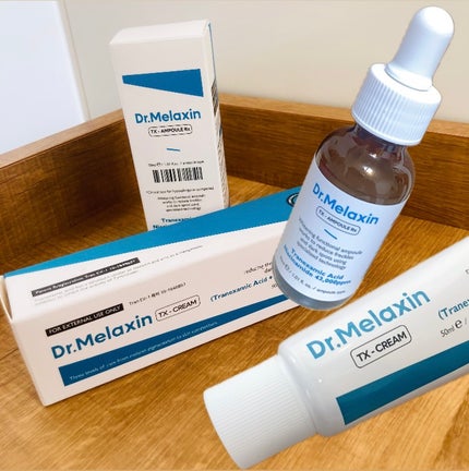 TXアンプルRX+TXクリーム/Dr.Melaxin/スキンケアキットを使ったクチコミ(1枚目)