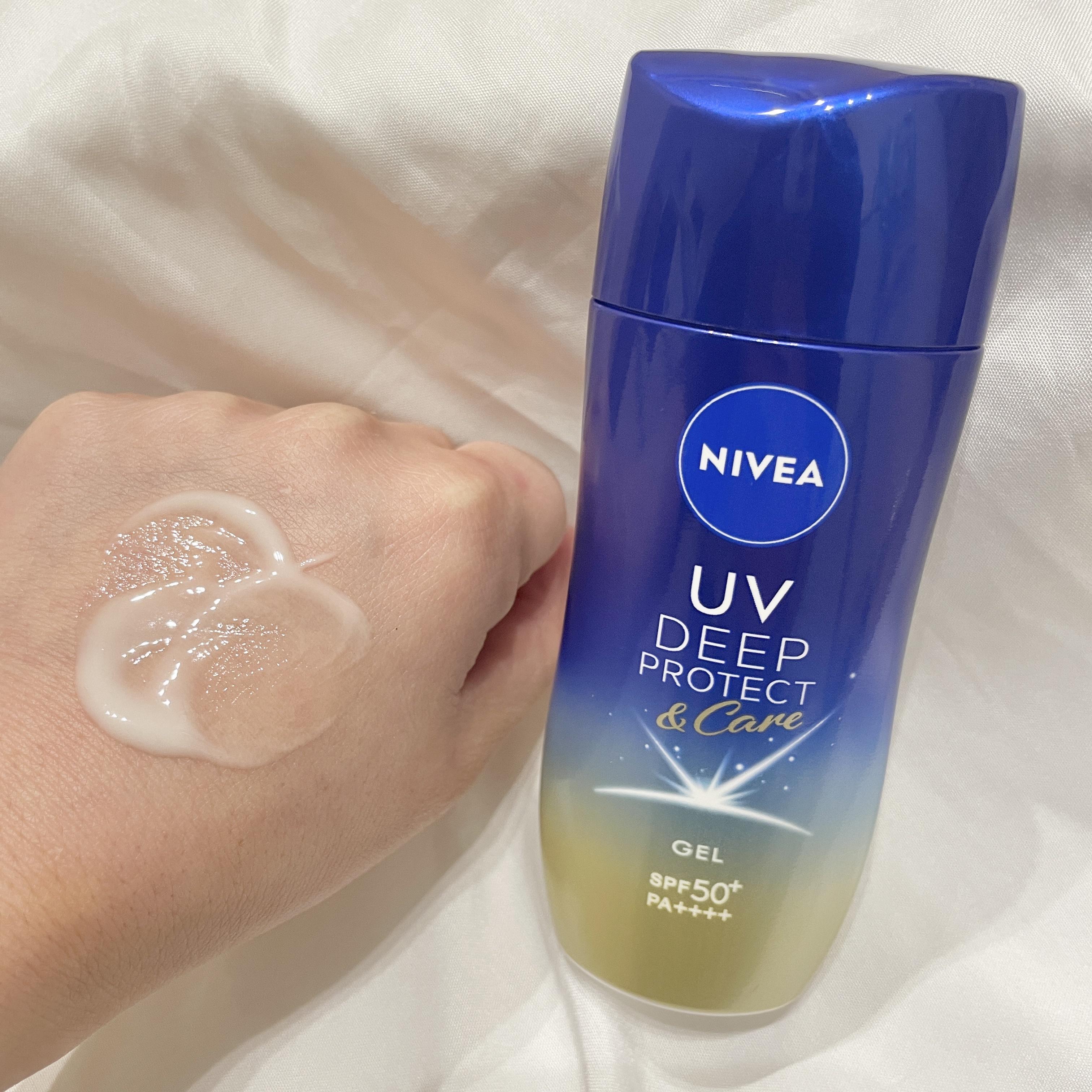 ニベアUV ディープ プロテクト＆ケア ジェル/ニベア/日焼け止めジェルを使ったクチコミ（3枚目）