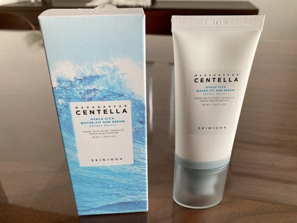 ヒアルーシカ ウォーターフィット サンセラム/SKIN1004/日焼け止めローションを使ったクチコミ(1枚目)