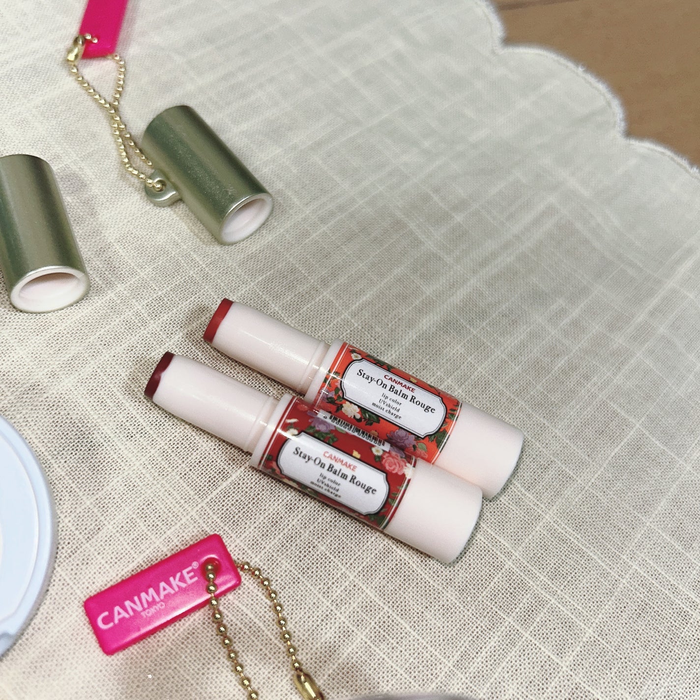 クリームチーク(パールタイプ)/キャンメイク/ジェル・クリームチークを使ったクチコミ(5枚目)