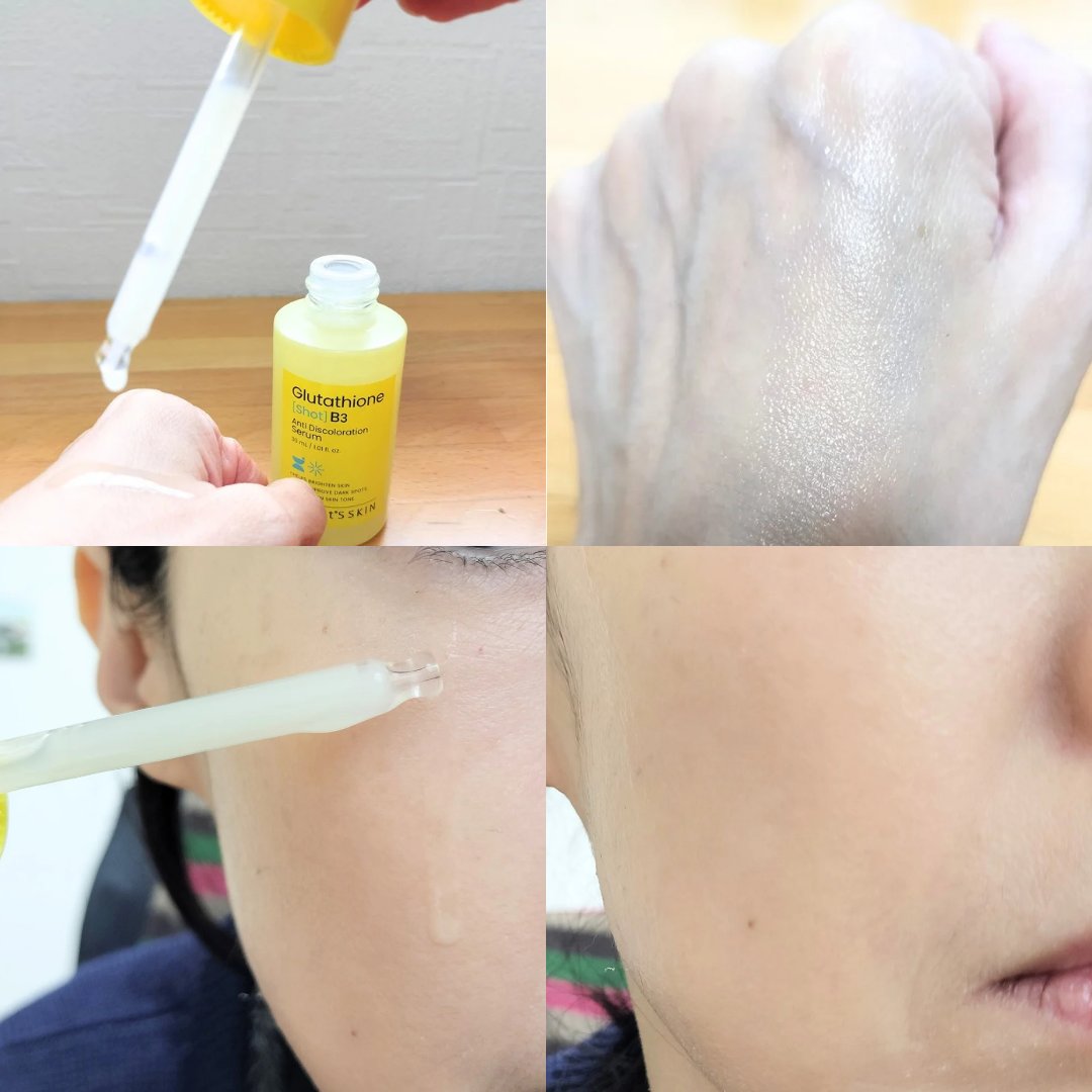 グルタチオンショットB3シミ跡セラム/It's skin/美容液を使ったクチコミ（3枚目）