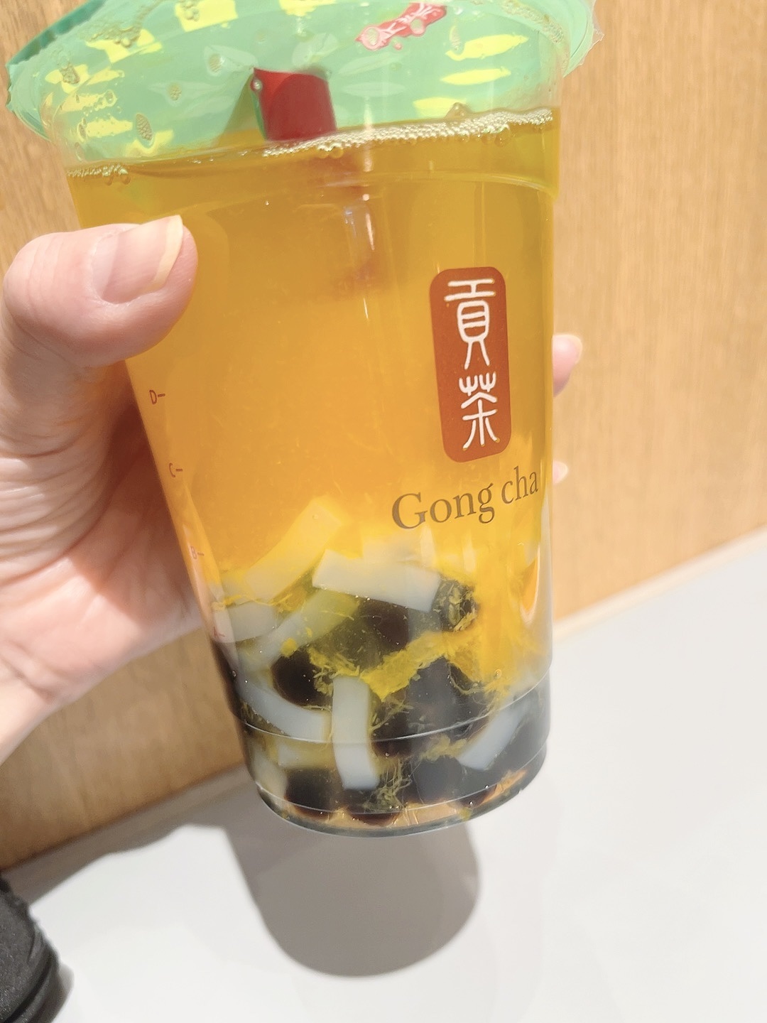 マンゴー阿里山ティーエード/Gongcha(ゴンチャ)/その他を使ったクチコミ（2枚目）