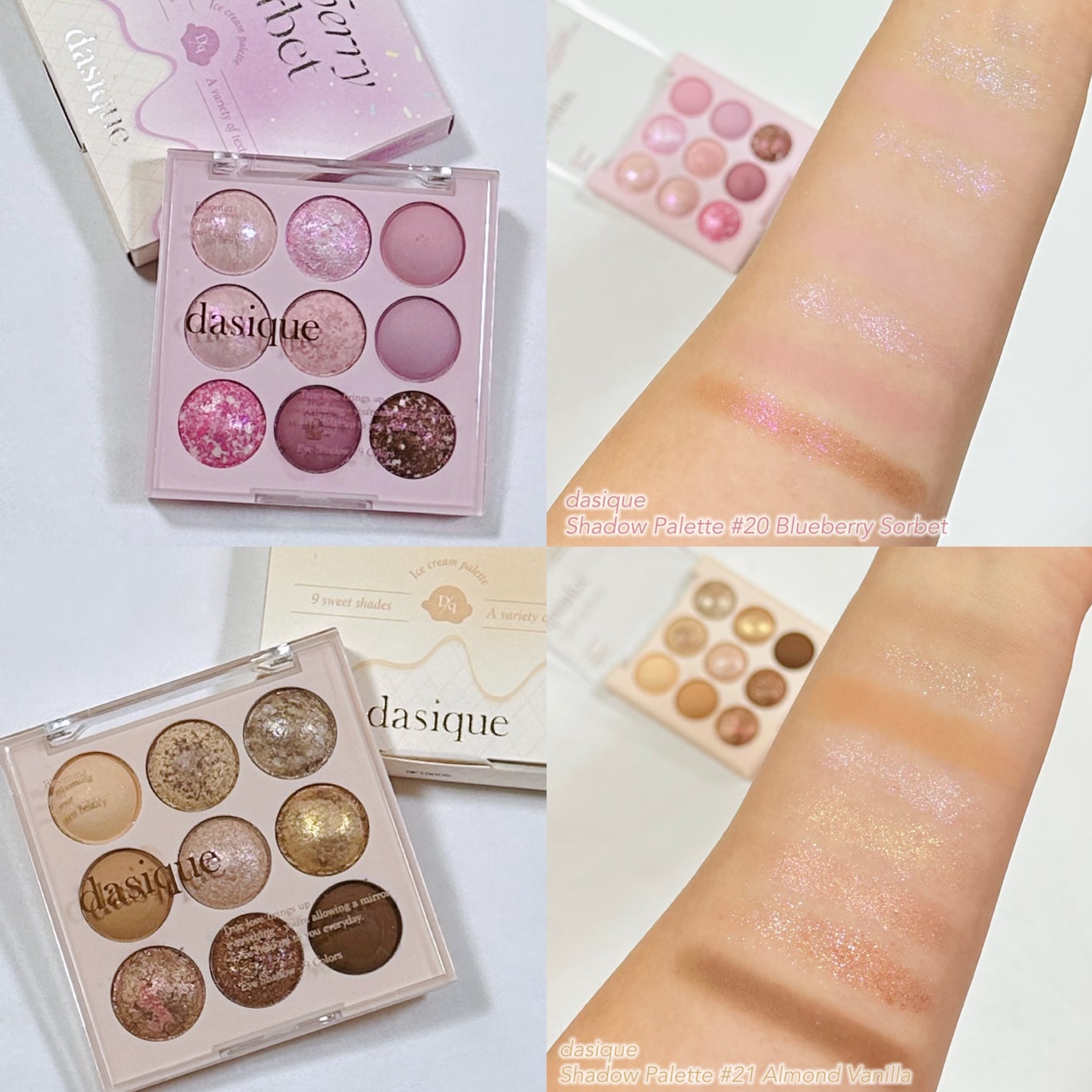 シャドウパレット/dasique/アイシャドウパレットを使ったクチコミ(4枚目)