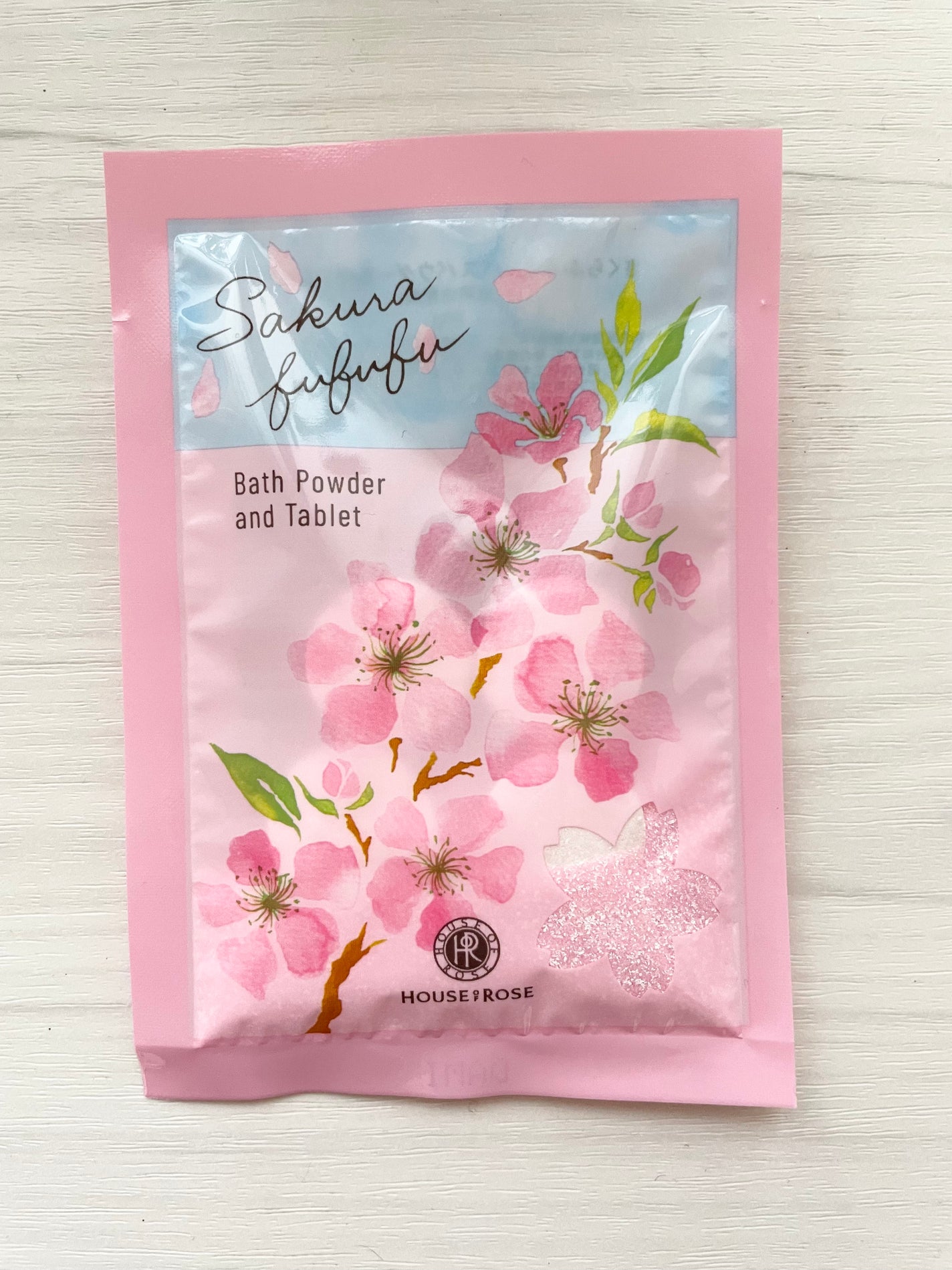さくらふふふ バスパウダー&タブレット/ハウス オブ ローゼ/炭酸系入浴剤を使ったクチコミ(1枚目)