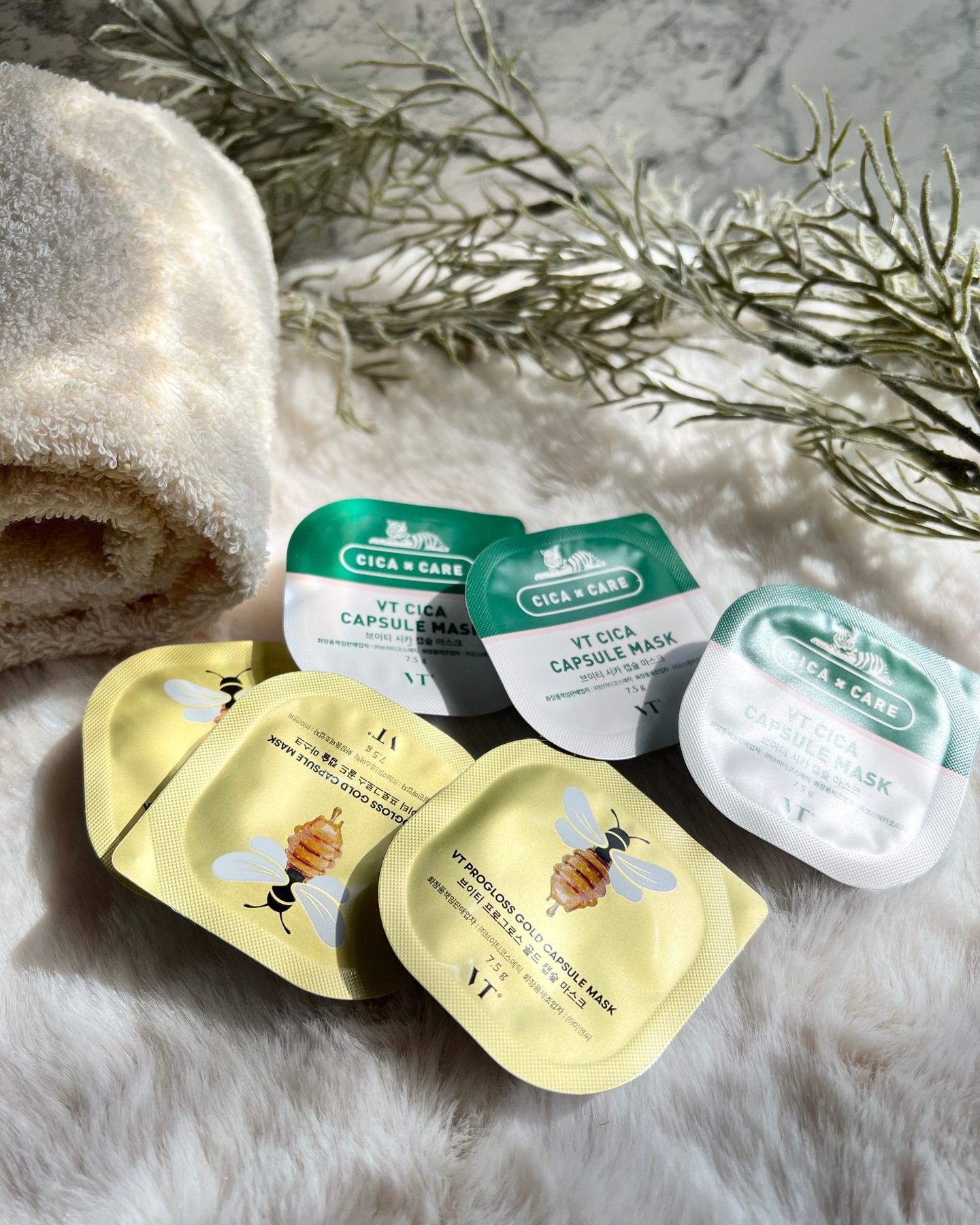 CICA カプセルマスク/VT/洗い流すパック・マスクを使ったクチコミ（2枚目）