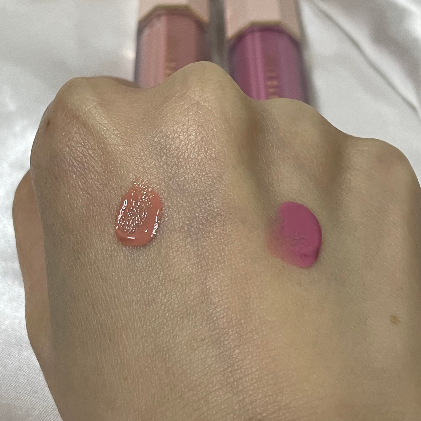 ペタルドロップリキッドブラッシャー/DEAR DAHLIA/リキッドチークを使ったクチコミ(3枚目)