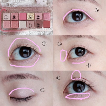 プロ アイ パレット エアー/CLIO/アイシャドウパレットを使ったクチコミ(9枚目)